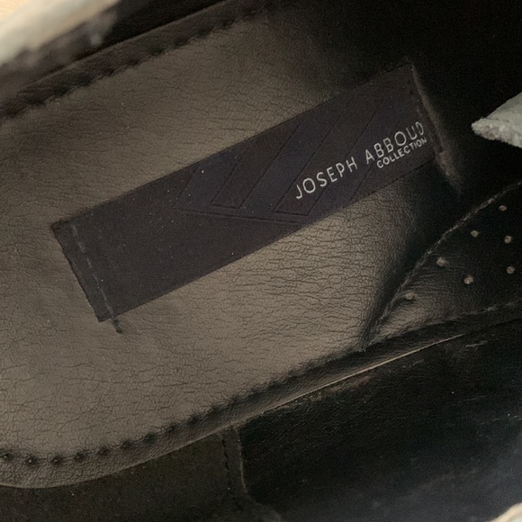 Men’s Joseph Abboud Blue Suede Oxford Dress Shoes - Picture 6 of 7